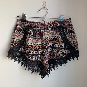 Super cute printed beach shorts